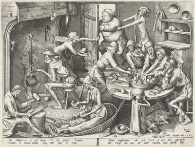 sıska mutfak Yalın mutfak ve yağlı mutfak (dizi adı) by Pieter van der Heyden