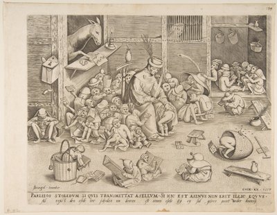 Okulda Eşek, 1557. by Pieter van der Heyden