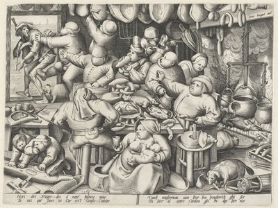 yağlı mutfak Yalın mutfak ve yağlı mutfak (dizi adı) by Pieter van der Heyden