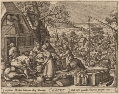 Sonbahar by Pieter van der Heyden after Hans Bol