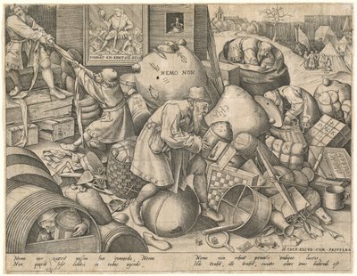 Her adam by Pieter van der Heyden after Pieter Bruegel the Elder