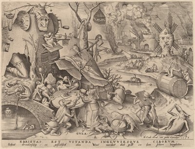 Oburluk by Pieter van der Heyden after Pieter Bruegel the Elder