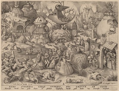 Gurur by Pieter van der Heyden after Pieter Bruegel the Elder