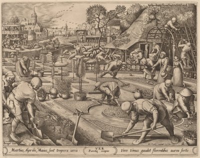 Bahar by Pieter van der Heyden after Pieter Bruegel the Elder