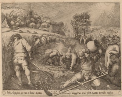 Yaz by Pieter van der Heyden after Pieter Bruegel the Elder
