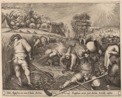 Yaz by Pieter van der Heyden after Pieter Bruegel the Elder