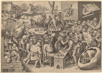 Malleghem Cadısı by Pieter van der Heyden after Pieter Bruegel the Elder