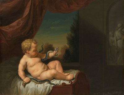 Yılanlı Bebek Herkül by Pieter van der Werff