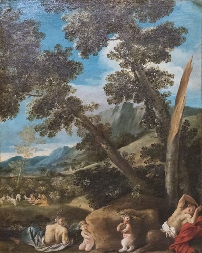 satirler ile manzara by Pietro (1611 50) Testa