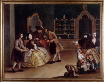 Kahve dükkanı (Resim by Pietro (after) Longhi