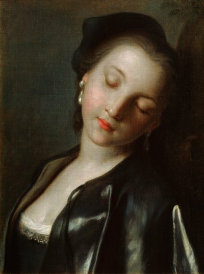 Uyuyan Genç Kadın, 18. yüzyılın ortaları by Pietro Antonio Rotari