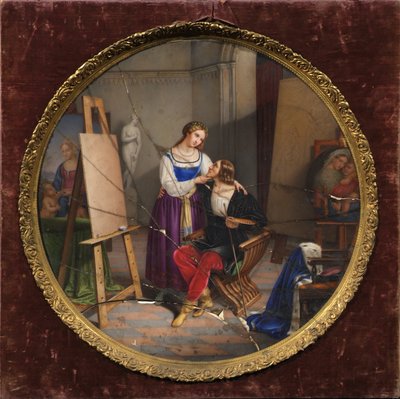Raphael ve Fornarina by Pietro Bagatti Valsecchi