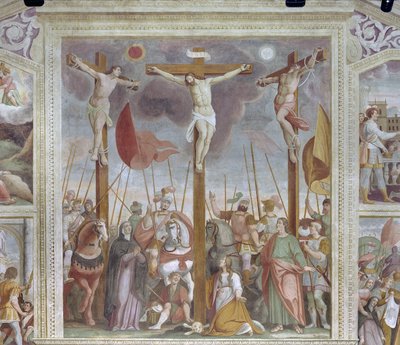 Çarmıha germe (fresk) by Pietro Baschenis