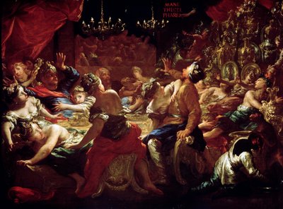 Belşatsar Bayramı, 17. veya 18. yüzyılın başları by Pietro Dandini