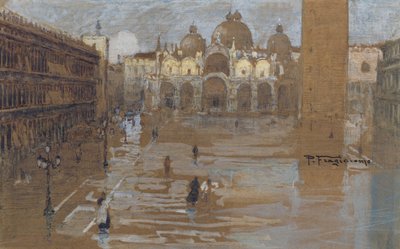 San Marco Meydanı by Pietro Fragiacomo