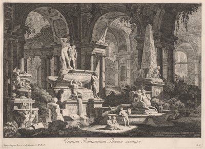 Eski Roma Hamamları Yarı Harap by Pietro Gaspari