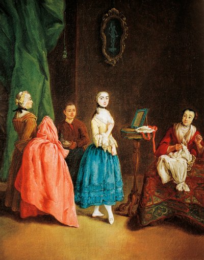Terzideki Kadın, Pietro Longhi (1701-1785) by Pietro Longhi
