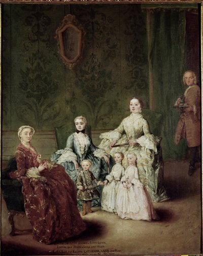 Sagredo ailesinin portresi. Pietro Longhi