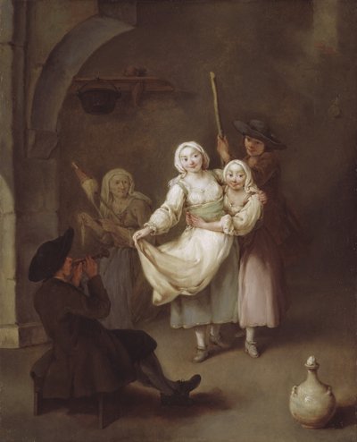 Dans, c.1750 (tuval üzerine yağlı boya) by Pietro Longhi