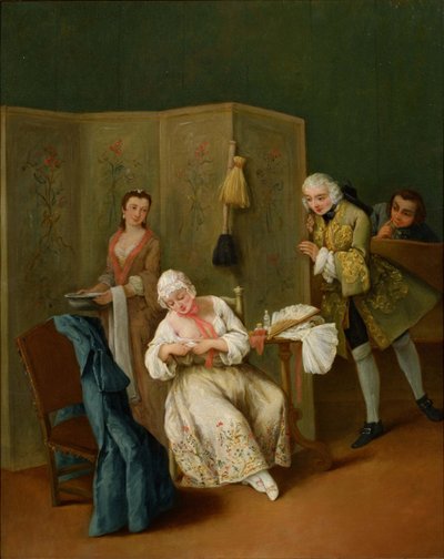 Düşüncesiz Beyefendi by Pietro Longhi
