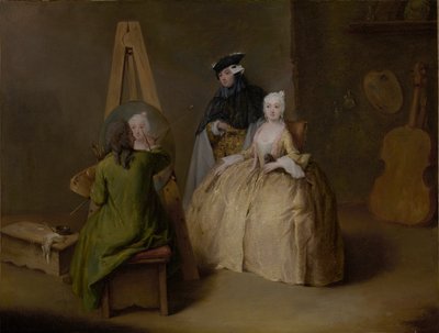 Atölyesindeki Ressam, c.1741-4 by Pietro Longhi