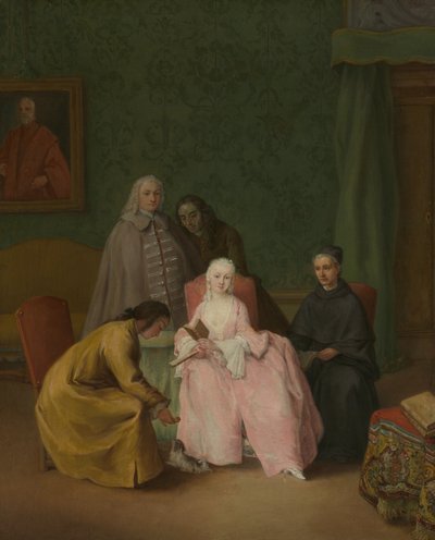 Ziyaret, 1746 by Pietro Longhi