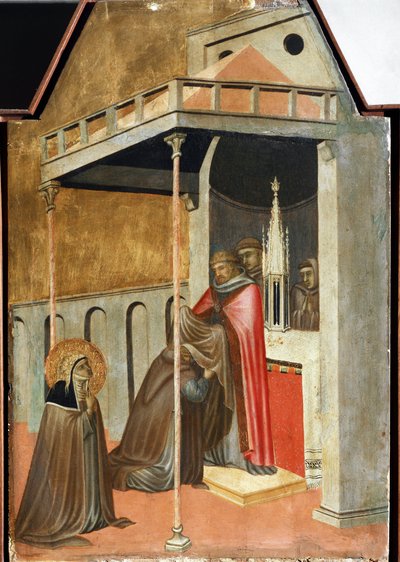 Ugolotti manastır alışkanlığını aldı (Saint Humility
