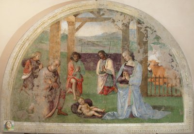 Çobanların Hayranlığı by Pietro Perugino