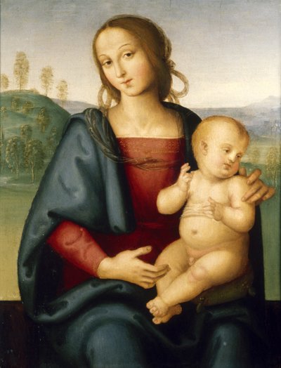 Madonna ve Çocuk, c.1520 by Pietro Perugino