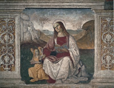 Evangelist Aziz Matta (Fresco by Pietro Perugino
