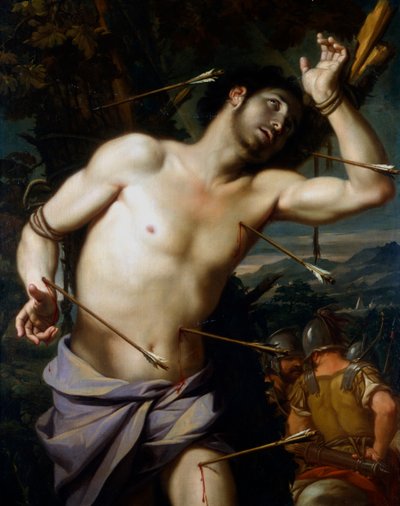 Aziz Sebastian 17. yüzyıl by Pietro Perugino