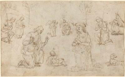 Çobanların hayranlığı by Pietro Perugino