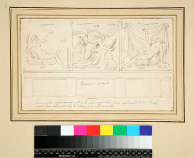 Üç panelli bir duvar) by Pietro Santi Bartoli