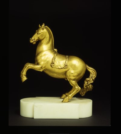 Yetiştirme atı (yaldızlı bronz) by Pietro Tacca