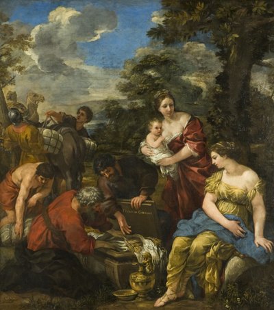 Putlarını Arayan Laban (tuval üzerine yağlı boya) by Pietro da Cortona