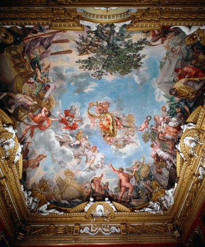 Savaştan sonra Mars, Mars Salonunun kasası by Pietro da Cortona
