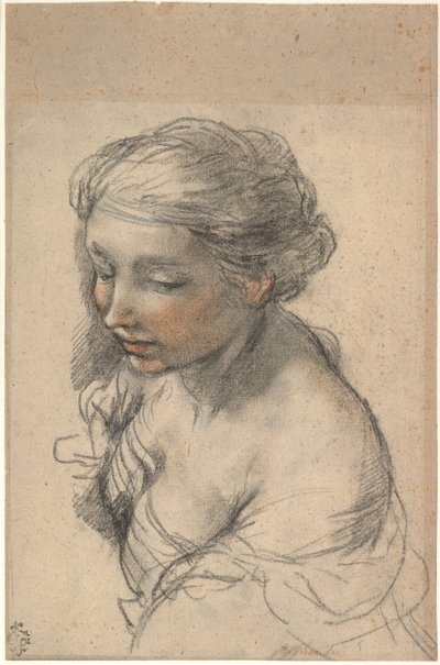Sola Dönük Genç Kadın Büstü, 1637 by Pietro da Cortona