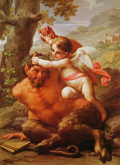 Aşk tanrısı ve tava by Pietro da Cortona