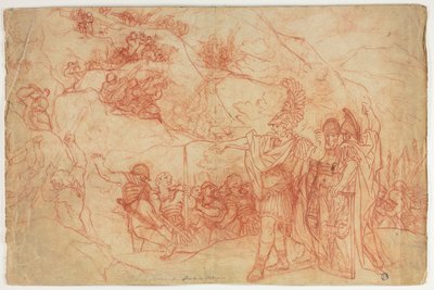 Saldırı Emri Veren Roma Komutanı by Pietro da Cortona