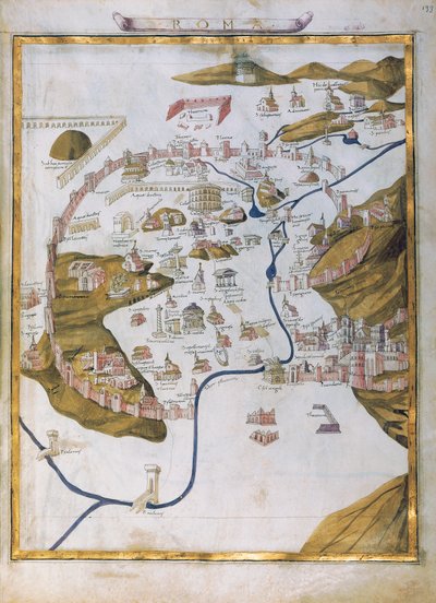 Roma manzarası by Pietro del Massaio