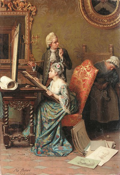 resim dersi by Pio Ricci