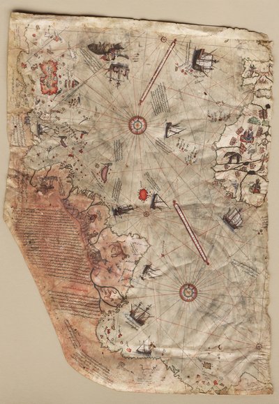 Piri Reis Dünya Haritası, 1513 by Piri Reis