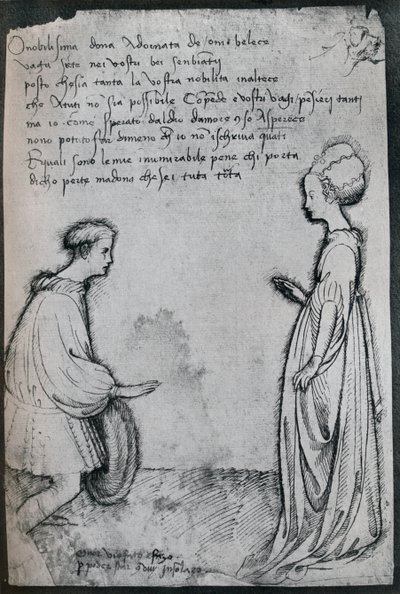 Bir Aşk Düeti, c15. yüzyıl, 1925 by Antonio Pisanello