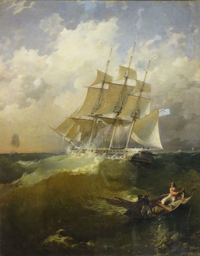44 silahlı fırkateyn Aurora, 1844 by Platon Timofeyevich Borispolets