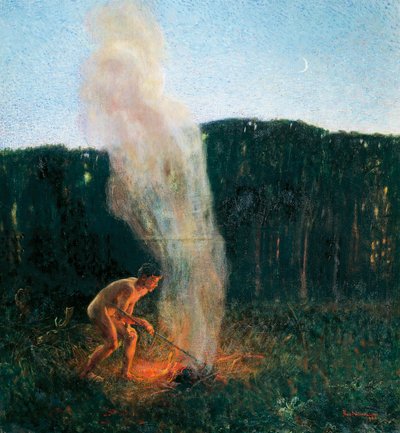 duman sütunu by Plinio Nomellini