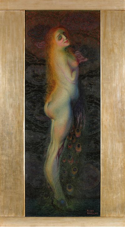 Altın ve mavi. by Plinio Nomellini