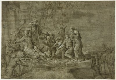 Çobanların hayranlığı by Polidoro da Caravaggio
