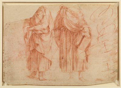 Üç grotesk süsleme frizi, 16. yüzyıla karşı by Polidoro da Caravaggio