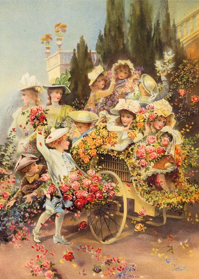 Çiçeklerin Savaşı (chromolitho) by Polly Clarke