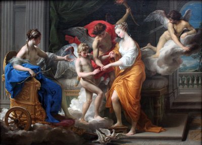 Aşk Tanrısı ve Ruhun Evliliği by Pompeo Batoni